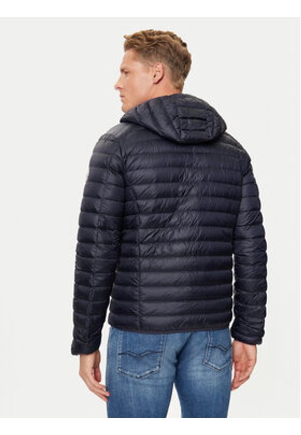 Jott Kurtka puchowa Nico P000MDOW01 Granatowy Slim Fit. Kolor: niebieski. Materiał: syntetyk