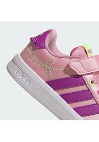 Adidas - adidas Sneakersy Grand Court 3.0 Girls Shoes Children KI1755 Różowy. Kolor: różowy. Materiał: skóra #4