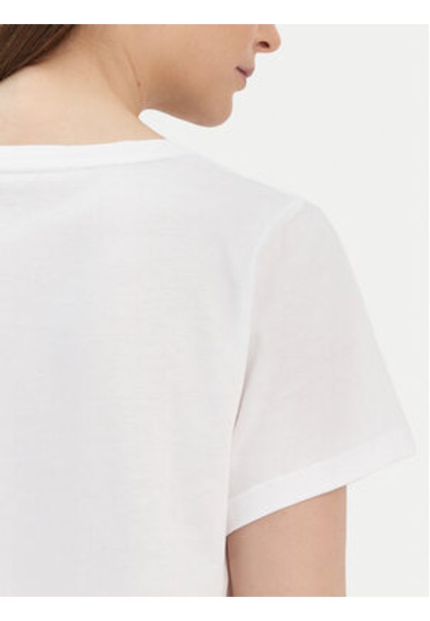 TOMMY HILFIGER - Tommy Hilfiger T-Shirt UW0UW04525 Biały Relaxed Fit. Kolor: biały. Materiał: bawełna