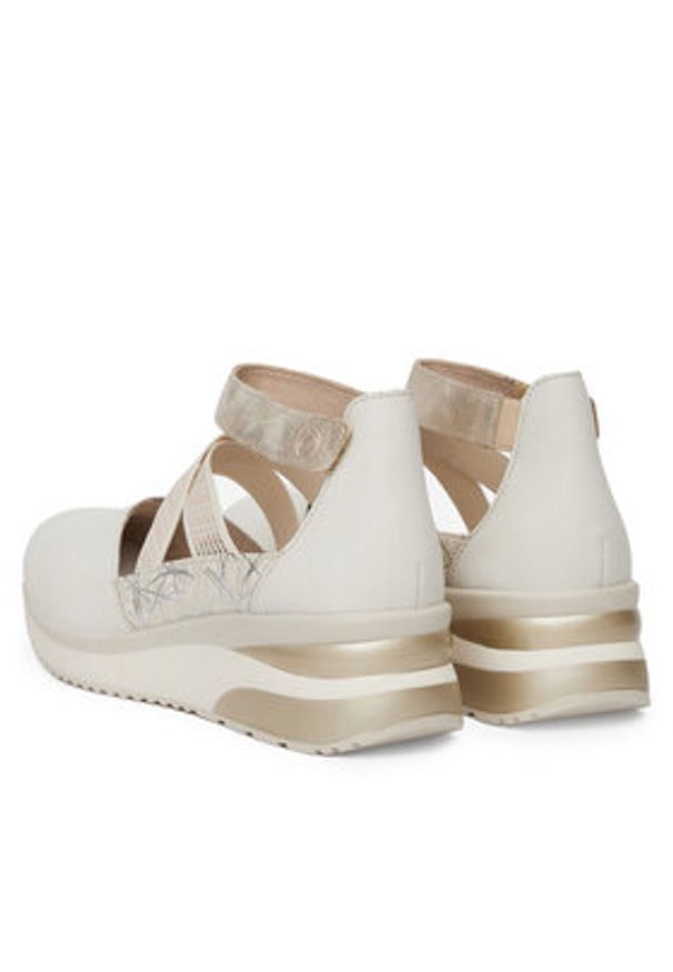 Remonte Półbuty D2411-81 Beżowy. Kolor: beżowy. Materiał: skóra, syntetyk