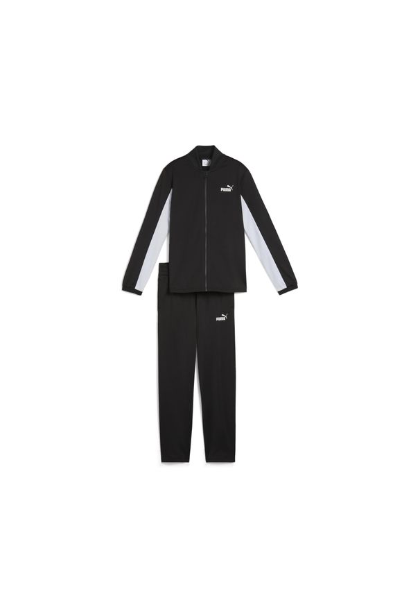 Puma - Młodzieżowy dres Poly Baseball PUMA Black. Okazja: na uczelnię. Kolor: czarny, zielony, brązowy, wielokolorowy. Materiał: dresówka. Styl: młodzieżowy