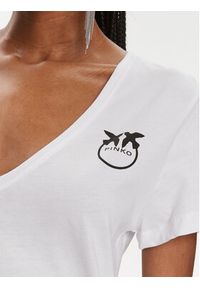 Pinko T-Shirt 102950 A1N8 Biały Relaxed Fit. Kolor: biały. Materiał: bawełna #2