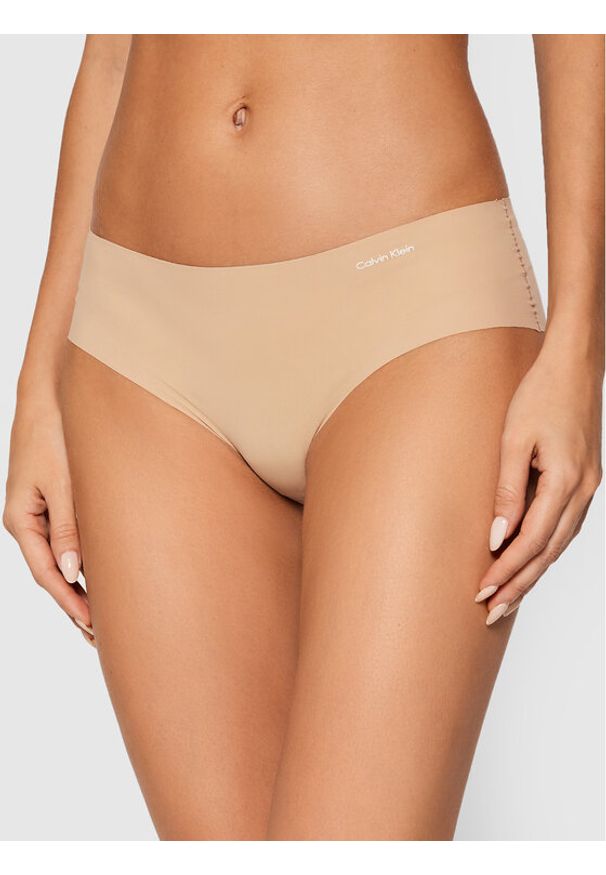 Calvin Klein Underwear Figi klasyczne 0000D3429E Beżowy. Kolor: beżowy. Materiał: syntetyk