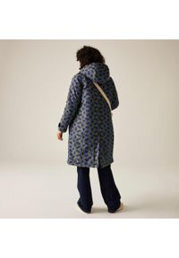 Regatta - Kurtka damska przeciwdeszczowa Long Orla Kiely. Kolor: zielony. Materiał: puch. Długość: długie. Wzór: nadruk. Sport: turystyka piesza #2