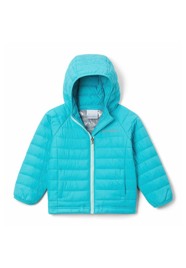 columbia - Kurtka turystyczna Zimowa Puchowa Dziecięca Columbia Girls Powder Lite. Kolor: niebieski. Materiał: poliester, puch. Sezon: zima. Styl: sportowy