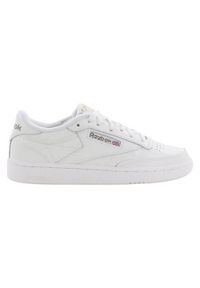 Buty do chodzenia damskie Reebok Club C 85. Zapięcie: sznurówki. Kolor: biały. Materiał: skóra, materiał. Szerokość cholewki: normalna. Model: Reebok Club. Sport: turystyka piesza