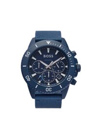BOSS - Boss Zegarek 1513919 Granatowy. Kolor: niebieski