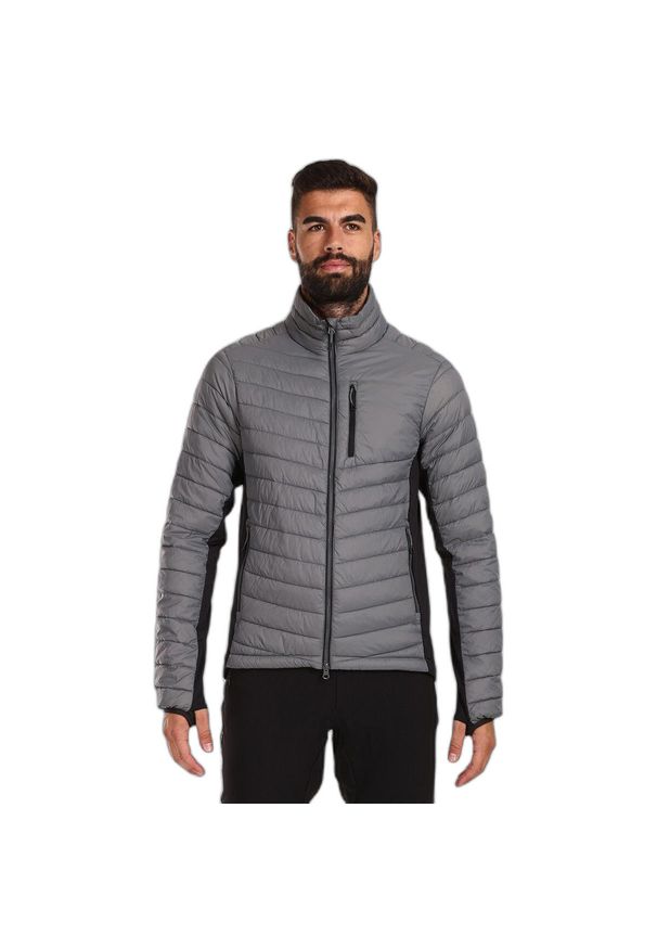 Kurtka puchowa Kilpi Actis. Kolor: szary. Materiał: nylon. Sport: turystyka piesza