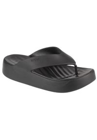 Japonki damskie Crocs C4617. Kolor: czarny. Materiał: syntetyk, materiał