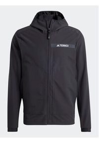 Adidas - adidas Kurtka outdoor Terrex Multi HZ4425 Czarny Slim Fit. Kolor: czarny. Materiał: syntetyk. Sport: outdoor #9