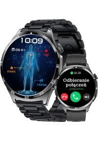 SMARTWATCH męski Rubicon F38 black/ bransoleta + pasek PROF. Rodzaj zegarka: smartwatch