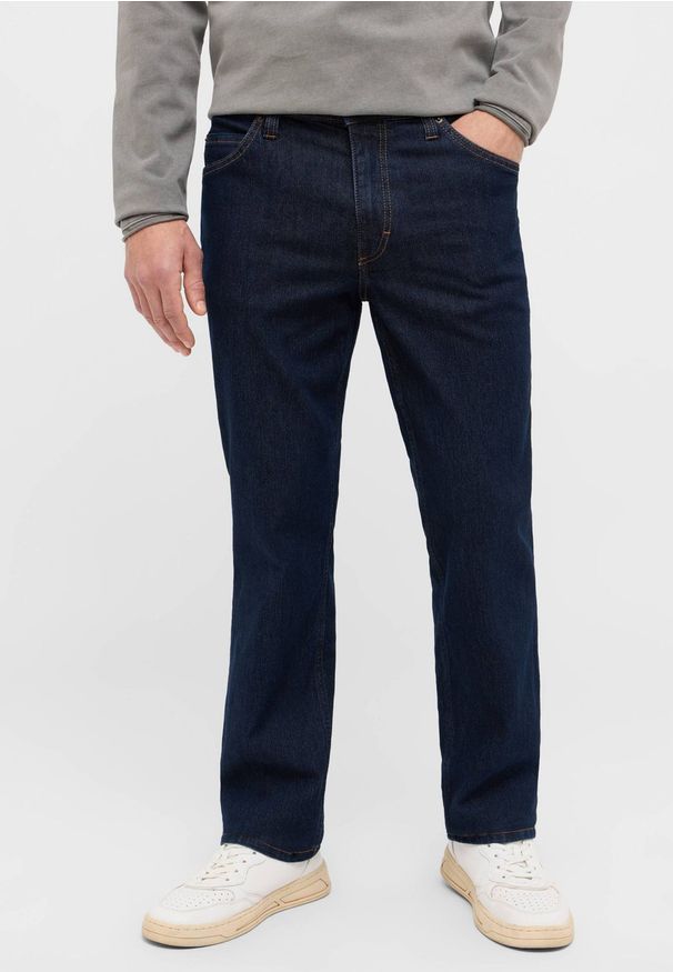 Męskie Spodnie Jeansowe Mustang Style Tramper Straight Denim Blue 1016394 5000 880