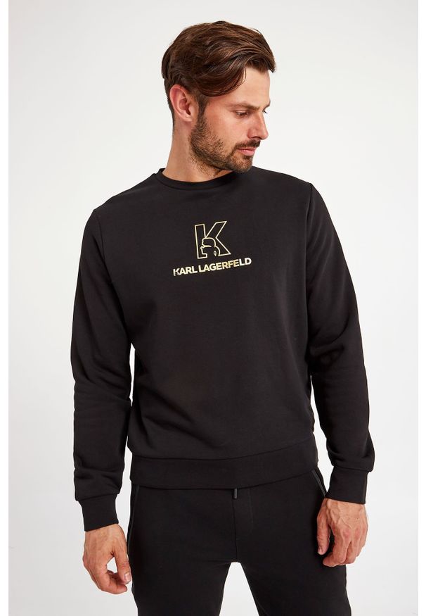 Karl Lagerfeld - BLUZA KARL LAGERFELD. Wzór: nadruk
