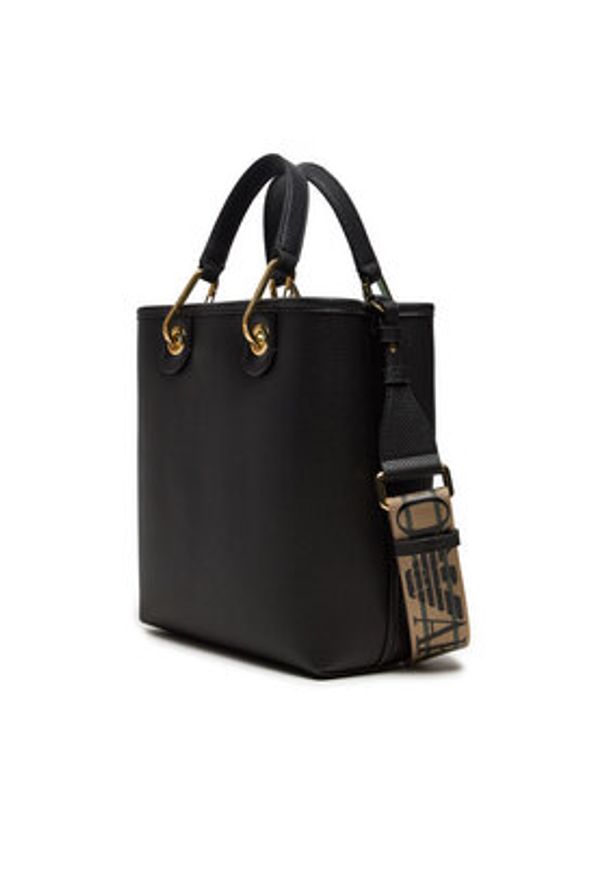 Emporio Armani Torebka EW000362 AF12103 MC032 Czarny. Kolor: czarny. Materiał: skórzane