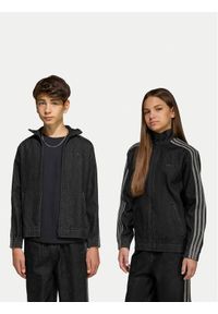 Adidas - adidas Kurtka jeansowa Firebird KE2965 Czarny Loose Fit. Kolor: czarny. Materiał: bawełna #1
