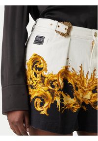 Versace Jeans Couture Szorty materiałowe 80HAD55P ES163 Biały Straight Fit. Kolor: biały. Materiał: bawełna #5
