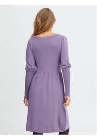 Fransa Sukienka codzienna 20611826 Fioletowy Regular Fit. Okazja: na co dzień. Kolor: fioletowy. Materiał: wiskoza. Typ sukienki: proste. Styl: casual #6