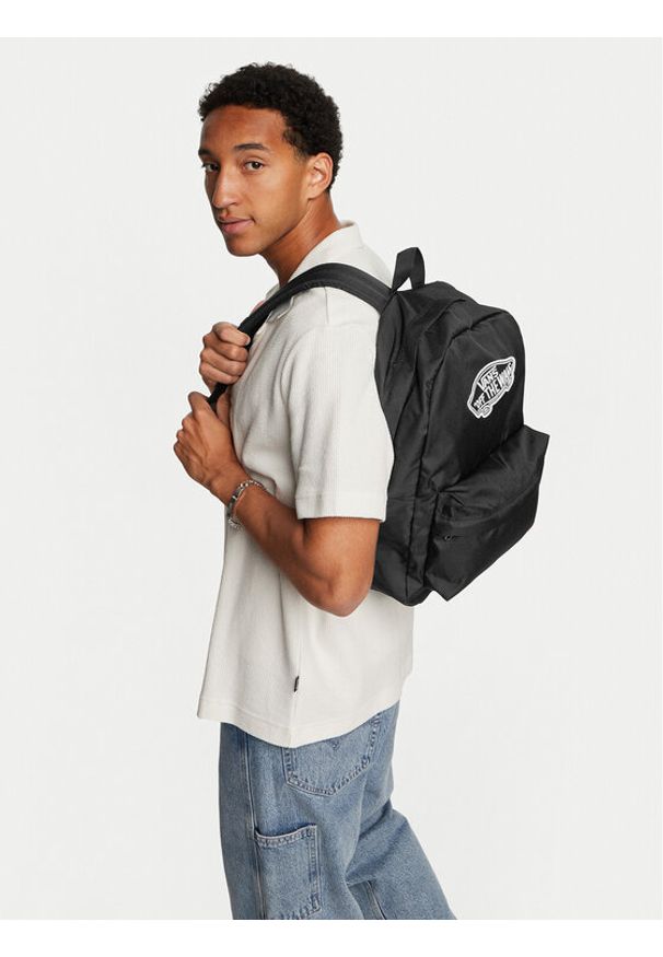 Vans Plecak Old Skool Classic Backpack VN000H4YBLK1 Czarny. Kolor: czarny. Materiał: materiał