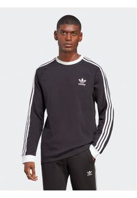 Adidas - adidas Longsleeve Adicolor Classics 3-Stripes Long-Sleeve Top IA4877 Czarny Slim Fit. Kolor: czarny. Materiał: bawełna. Długość rękawa: długi rękaw