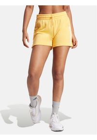 Adidas - adidas Szorty sportowe Essentials Linear IS2082 Pomarańczowy Slim Fit. Kolor: pomarańczowy. Materiał: bawełna #1