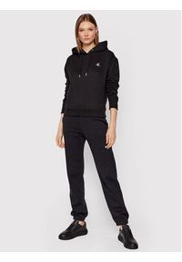 Calvin Klein Jeans Bluza Embroidered Logo J20J213178 Czarny Regular Fit. Kolor: czarny. Materiał: bawełna #5
