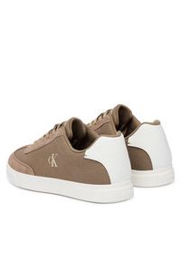 Calvin Klein Sneakersy Low Prof Cupsole Cv HM0HM02236 Brązowy. Kolor: brązowy. Materiał: materiał #6