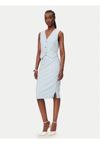 Rinascimento Spódnica ołówkowa CFC0127985003 Błękitny Slim Fit. Kolor: niebieski. Materiał: syntetyk #5