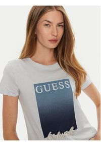 Guess T-Shirt W4BI30 JA914 Niebieski Regular Fit. Kolor: niebieski. Materiał: bawełna #2