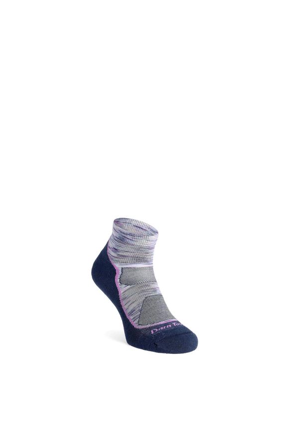 DARN TOUGH - Skarpety merino damskie Darn Tough Light Hiker 1/4 Lightweight with Cushion. Kolor: fioletowy