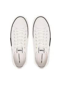 Karl Lagerfeld - KARL LAGERFELD Trampki Kampus Max III KL50470N Biały. Kolor: biały. Materiał: skóra #5
