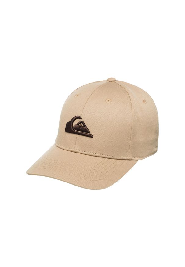 Quiksilver - Czapka dla Mężczyzn DECADES Brązowy. Kolor: beżowy. Materiał: materiał, poliester, bawełna. Wzór: haft