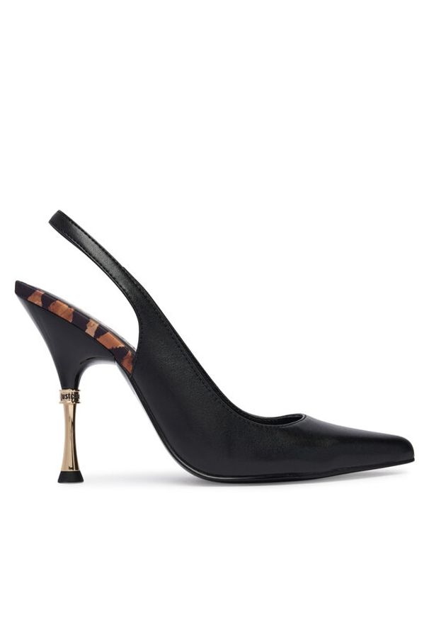 Just Cavalli Czółenka 80RA3S45 ZPB93 Czarny. Kolor: czarny. Materiał: skóra