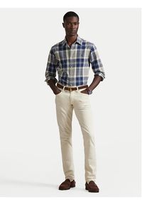 Polo Ralph Lauren Koszula 710953707004 Granatowy Custom Fit. Typ kołnierza: polo. Kolor: niebieski. Materiał: bawełna #2