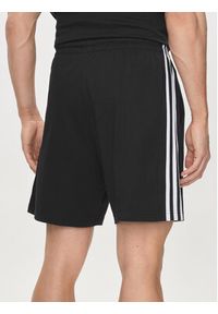 Adidas - adidas Szorty sportowe Essentials 3-Stripes Shorts IC9378 Czarny Regular Fit. Kolor: czarny. Materiał: bawełna. Styl: sportowy #2