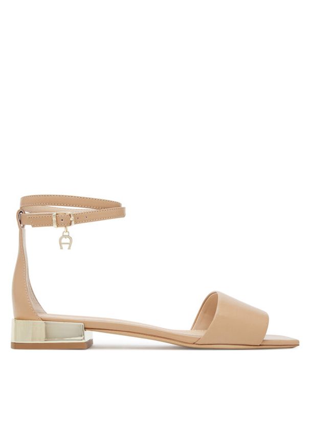 Aigner Sandały Fashion Saskia 6A 1251060 Brązowy. Kolor: brązowy. Materiał: skóra