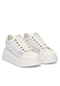 Karl Lagerfeld - KARL LAGERFELD Sneakersy Anakapri KL63510L Biały. Kolor: biały. Materiał: materiał #4