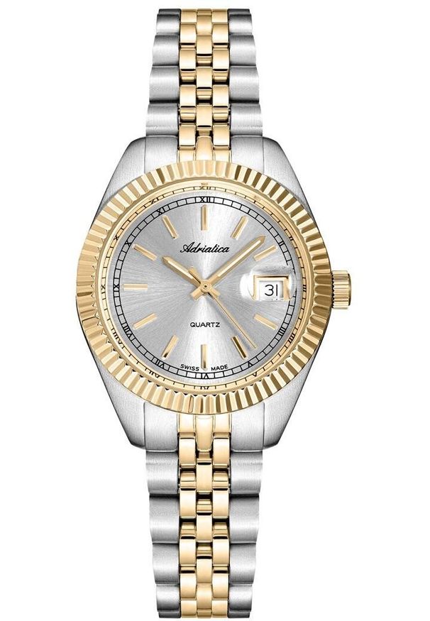 Zegarek damski Adriatica A3090.2117Q srebrny. Kolor: srebrny