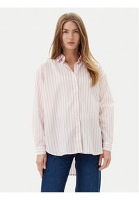 Pepe Jeans Koszula Artemisa PL304975 Różowy Loose Fit. Kolor: różowy. Materiał: bawełna #1