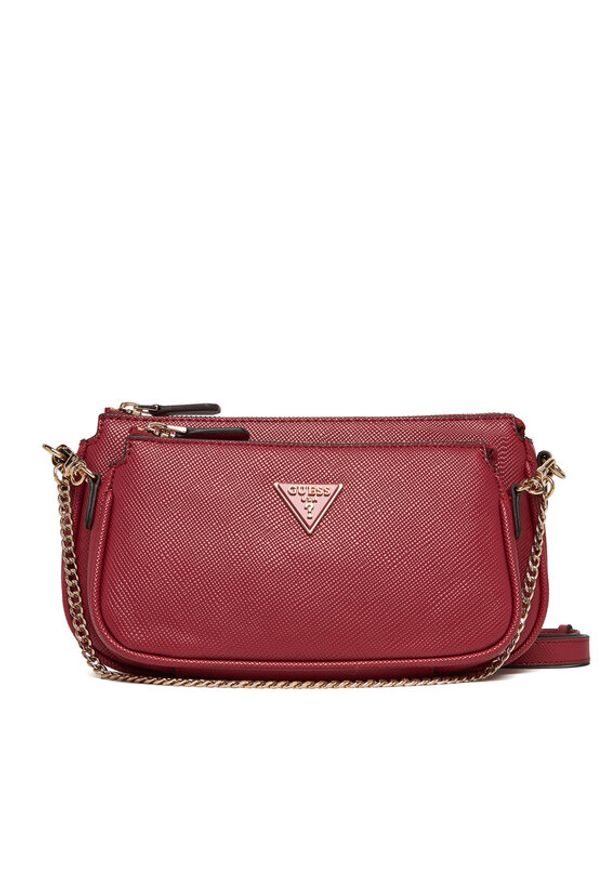 Guess Torebka Noelle II Mini HWZG96 72710 Czerwony. Kolor: czerwony. Materiał: skórzane