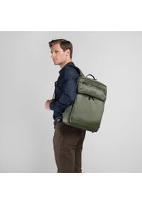 Wittchen - Męski plecak na laptopa 15,6" nowoczesny. Kolor: brązowy. Materiał: nylon #4