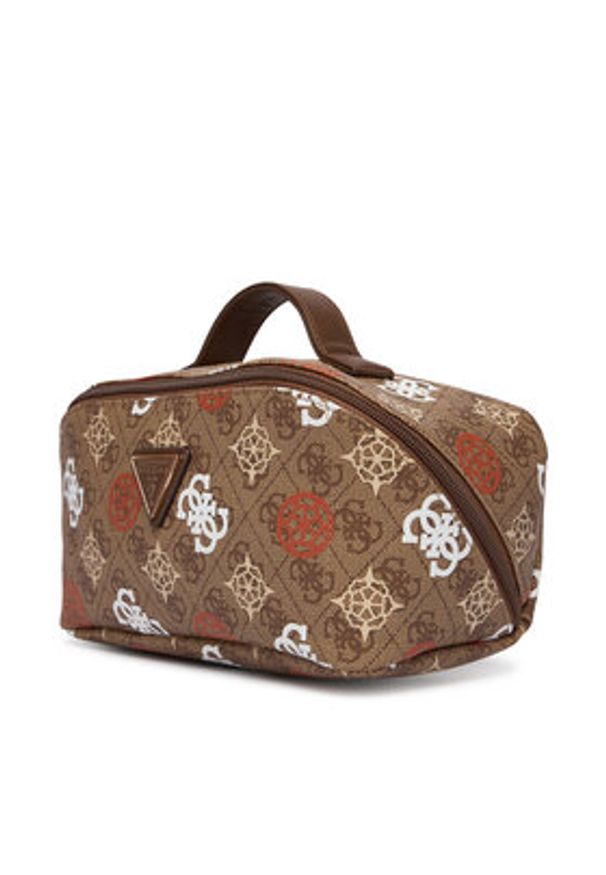 Guess Kosmetyczka TWB931 50670 Brązowy. Kolor: brązowy. Materiał: skóra