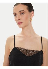 Morgan Top 241-BAMBE Czarny Regular Fit. Kolor: czarny. Materiał: syntetyk #4