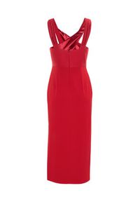Swing Sukienka koktajlowa 5AI17900 Czerwony Slim Fit. Kolor: czerwony. Materiał: syntetyk. Styl: wizytowy #4