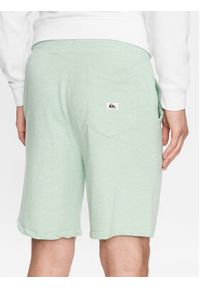 Quiksilver Szorty sportowe Bayrise EQYFB03322 Zielony Regular Fit. Kolor: zielony. Materiał: bawełna. Styl: sportowy