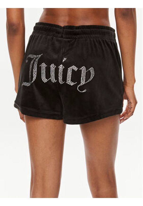 Juicy Couture Szorty sportowe Tamia JCWH121001 Czarny Regular Fit. Kolor: czarny. Materiał: syntetyk
