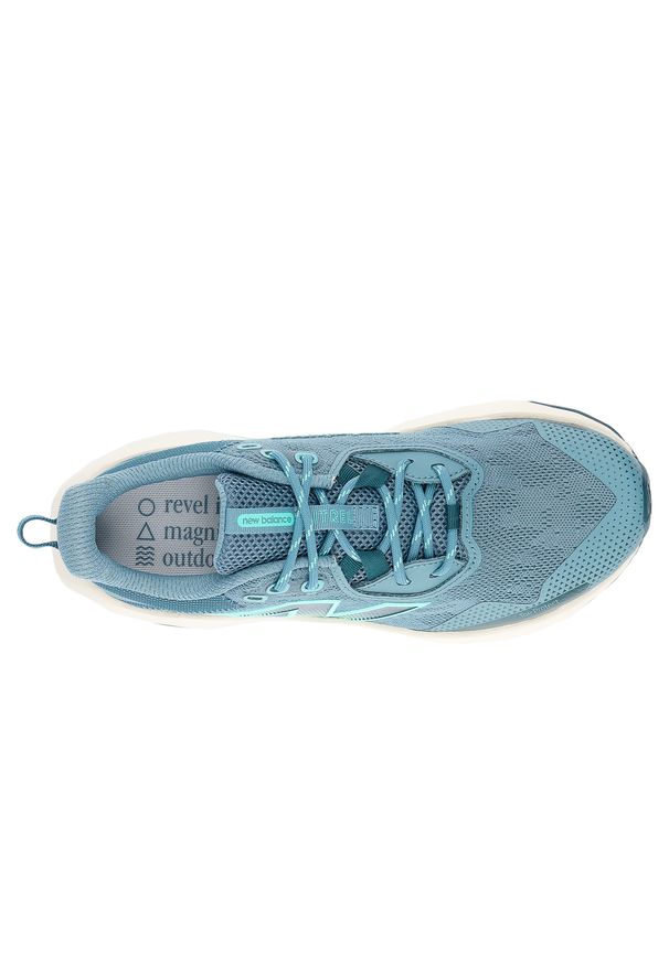 Buty damskie New Balance DynaSoft Nitrel v6 WNTR6XM – niebieskie. Kolor: niebieski. Materiał: materiał, syntetyk. Szerokość cholewki: normalna. Sport: bieganie, fitness