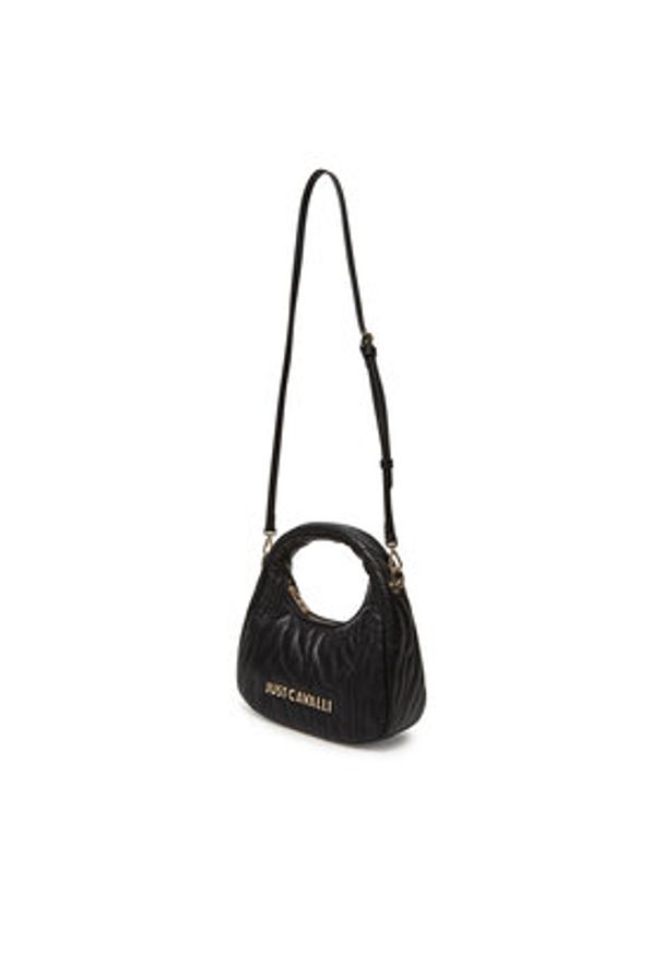 Just Cavalli Torebka 78RA4BE5 ZSB23 Czarny. Kolor: czarny. Materiał: skórzane