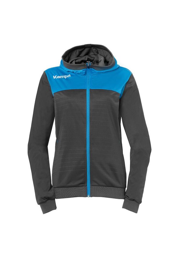 KEMPA - Kurtka z kapturem Kempa Femme Emotion 2.0. Typ kołnierza: kaptur. Kolor: zielony. Sport: piłka ręczna