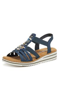 Rieker Sandały CEO-V0649-14 Granatowy. Kolor: niebieski. Materiał: syntetyk #4