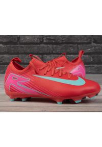 Buty korki Nike JR ZOOM VAPOR 16 ACADEMY FG/MG. Kolor: czerwony, zielony, różowy, wielokolorowy. Model: Nike Zoom. Sport: piłka nożna